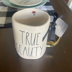 Rae Dunn True Beauty coffee cup. Disney princess artisan collection